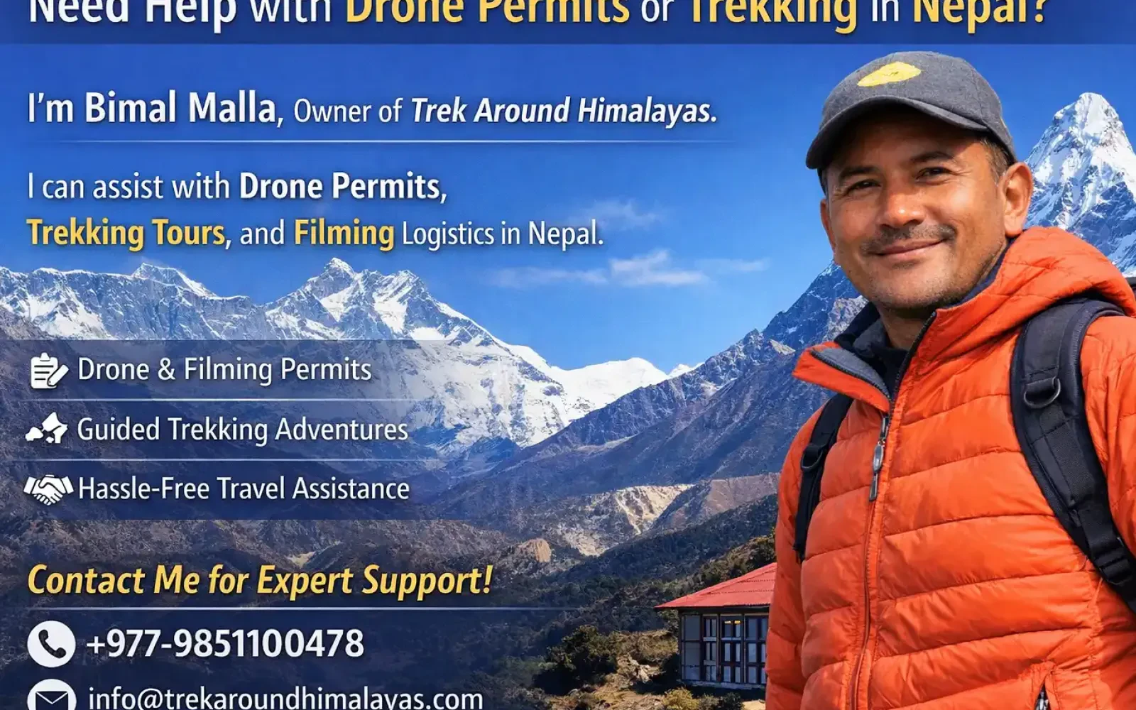 Everest Base Camp Drone Rules: Complete Guide to Permits, Restrictions & Regulations in Nepal